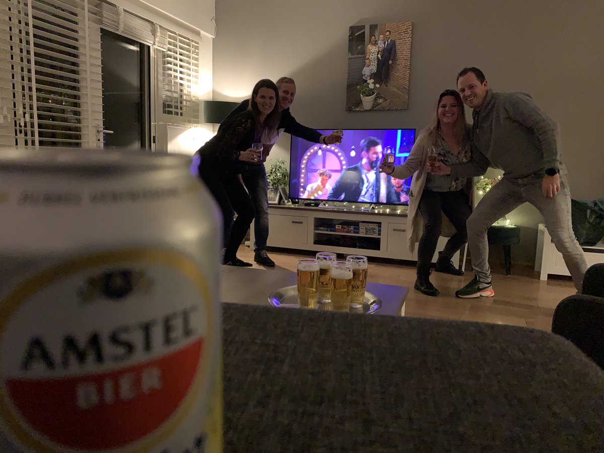Groentje11's tweet photo. Leuk coronaproof avondje @VriendvanAmstel #VVALS https://t.co/ZUmMu852U5
