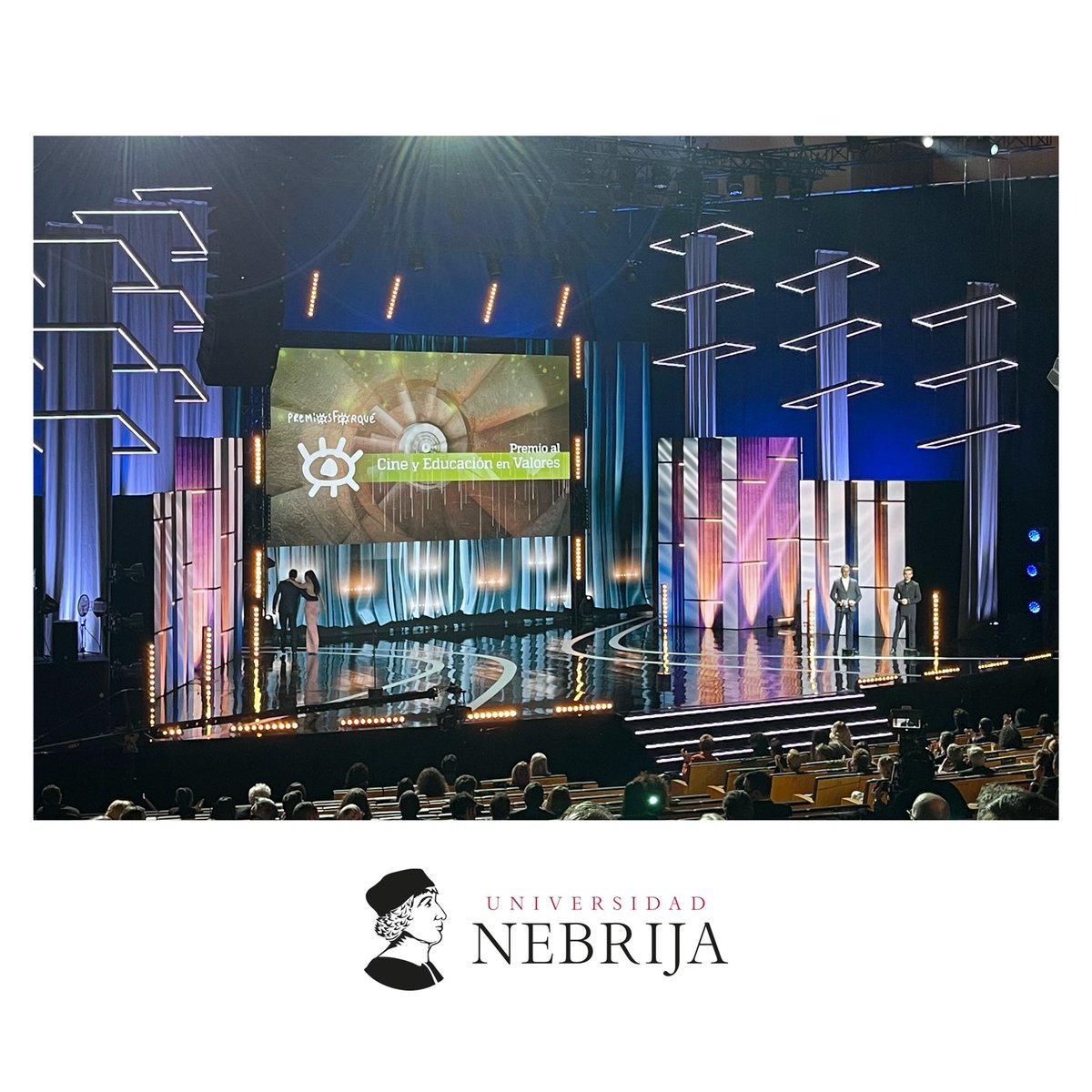 FcaNebrija's tweet photo. #Forqué2021

#UnoParaTodos recibe el Premio Forqué en Cine y Educación en Valores.

@Nebrija ha sido parte del jurado que ha premiado a esta merecida cinta en los @PremiosForque. ¡Enhorabuena! https://t.co/WqgMXfFksg