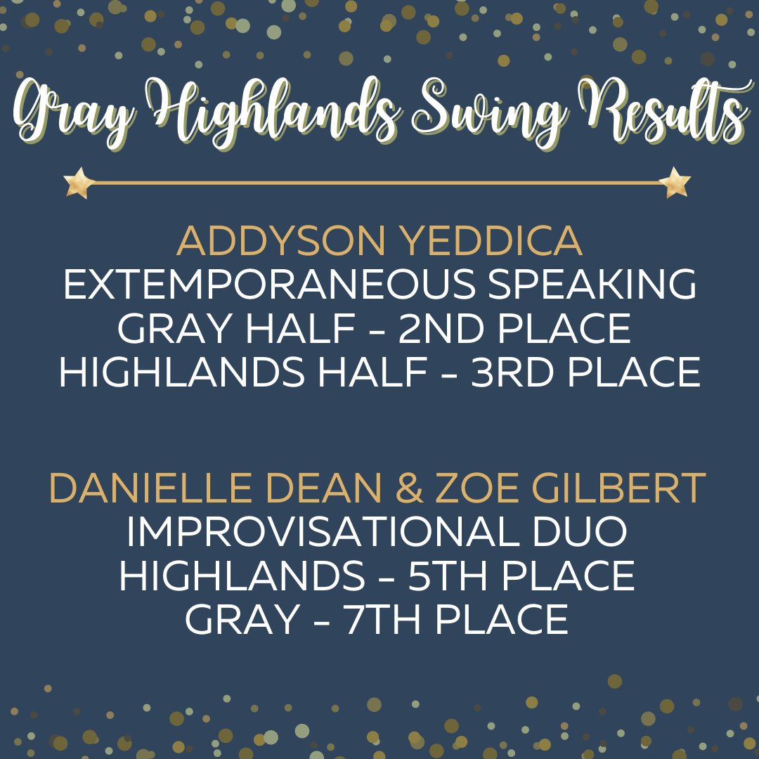 WHSSpeechDebate's tweet photo. Results from this weekend! Congratulations to ALL! https://t.co/kRtCANiCAO