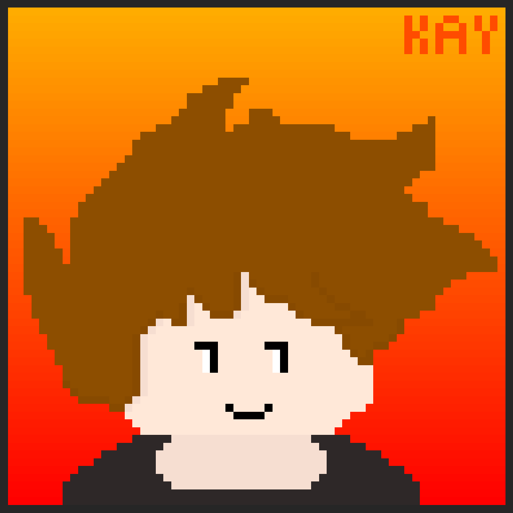 ImKike19's tweet photo. Name:Kay
Age: 25
Birthday:02/05
Height:1.74 meters
Powers:Elemental master of fire
Description:He likes to play videogames,watch anime and go on skateboard,he is a funny and charismatic guy.
#PixelArt #MasterAdventure https://t.co/WVWB0S3UFJ