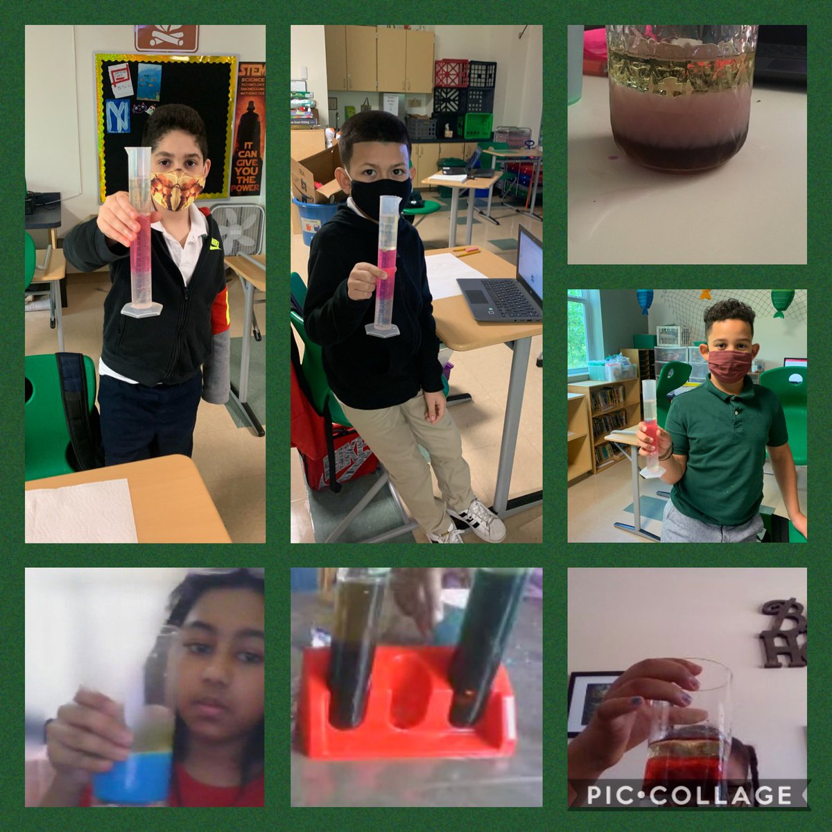 CayCat724's tweet photo. Science MATTERs in school and at home with hands-on density and chemical reaction investigations! @PineJogES @AP_Pine_Jog @pbscience4u @lsv1202 https://t.co/EiBk5hnLsJ