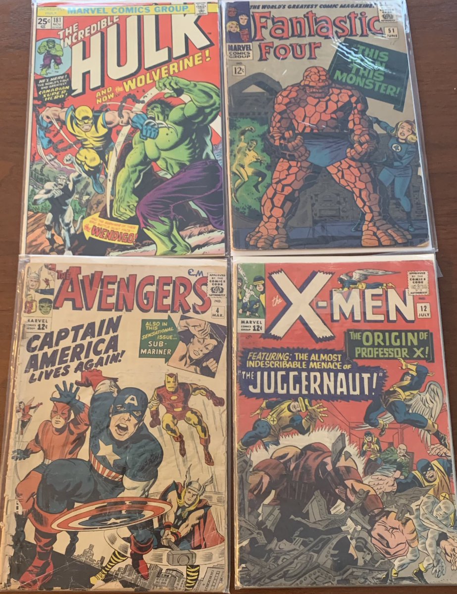 Hey comic book nerds, show me the best four prizes from your collection. Beat this!!  #comics