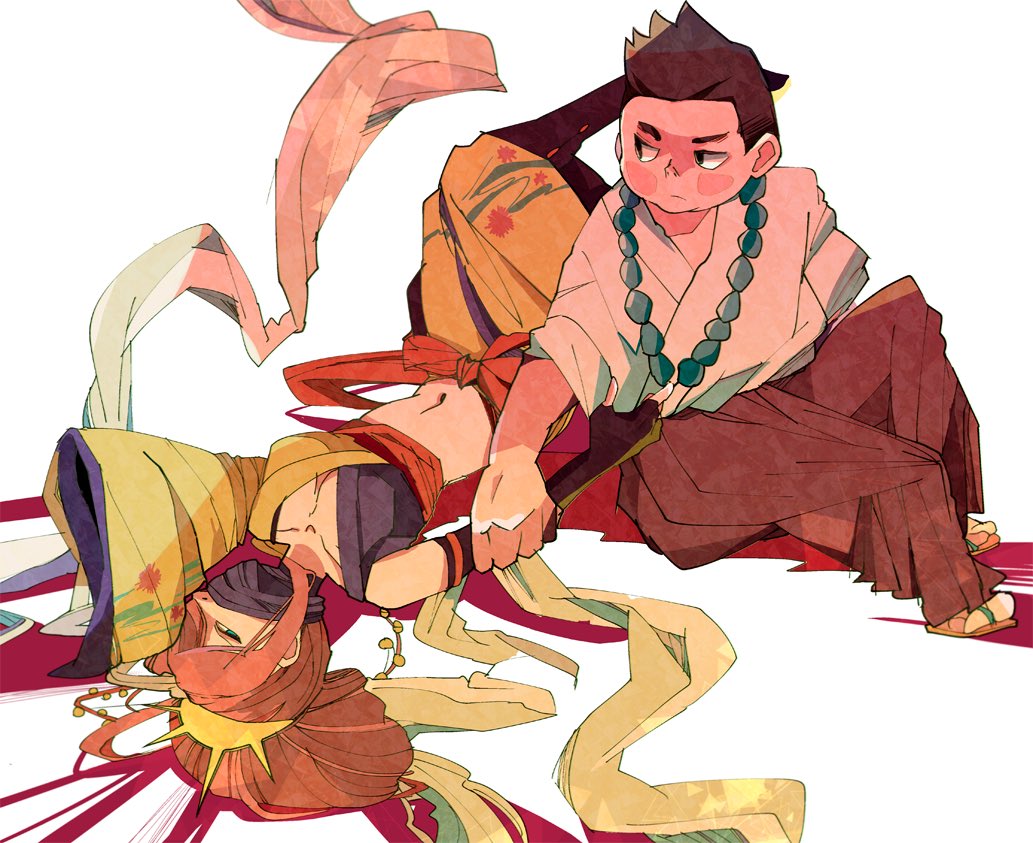 くぜ 白虎義経お松さんの過去絵