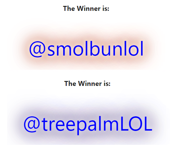 BlueOtterLeague's tweet photo. Thank you to all of the people who participated in the giveaway! We put every eligible entry in a random name picker and here are the results.  Our 2 winners are @smolbunLoL an @Treepalmlol!  I will be contacting you both shortly on how to claim the prize. https://t.co/D59seRphAQ