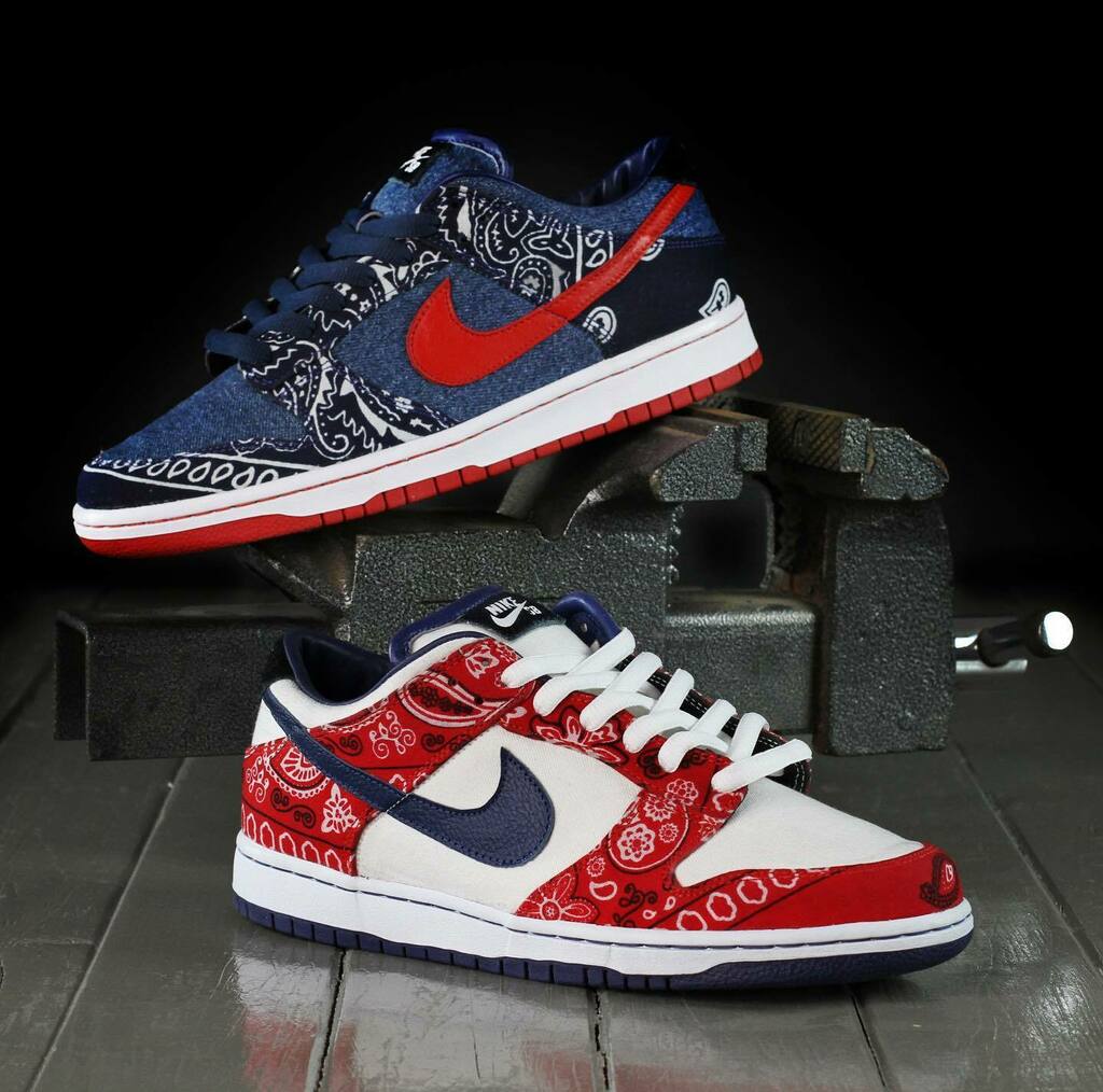 jwdanklefs's tweet photo. Custom Nike Dunk low Bandenim pack for my dude @vintageczar. Constructed from white and blue recycled denim, red and navy bandana and lambskin.
.
.
.
#dunk #dunksb #customdunk #complexsneakers #snkrskickcheck #sneakerhyolics #hypebeastkicks #complexkicks #sneakerhead #kickso… https://t.co/yWrT0hFT6P