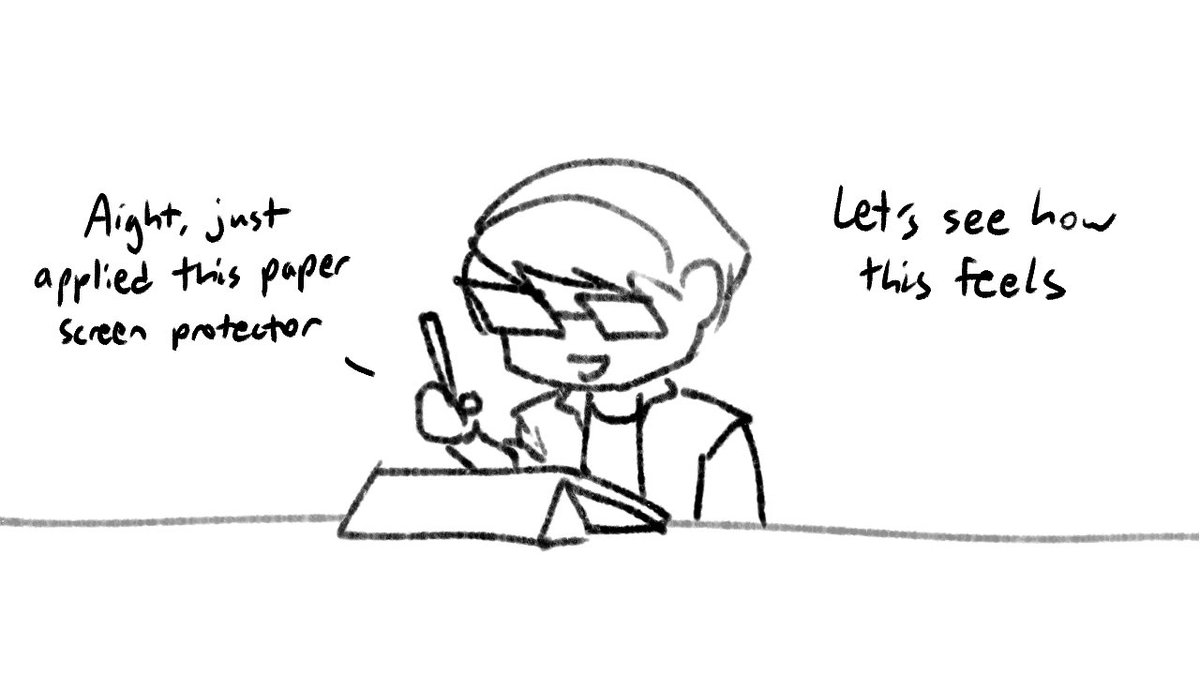 iPad artists please get yourself a paper texture screen protector 