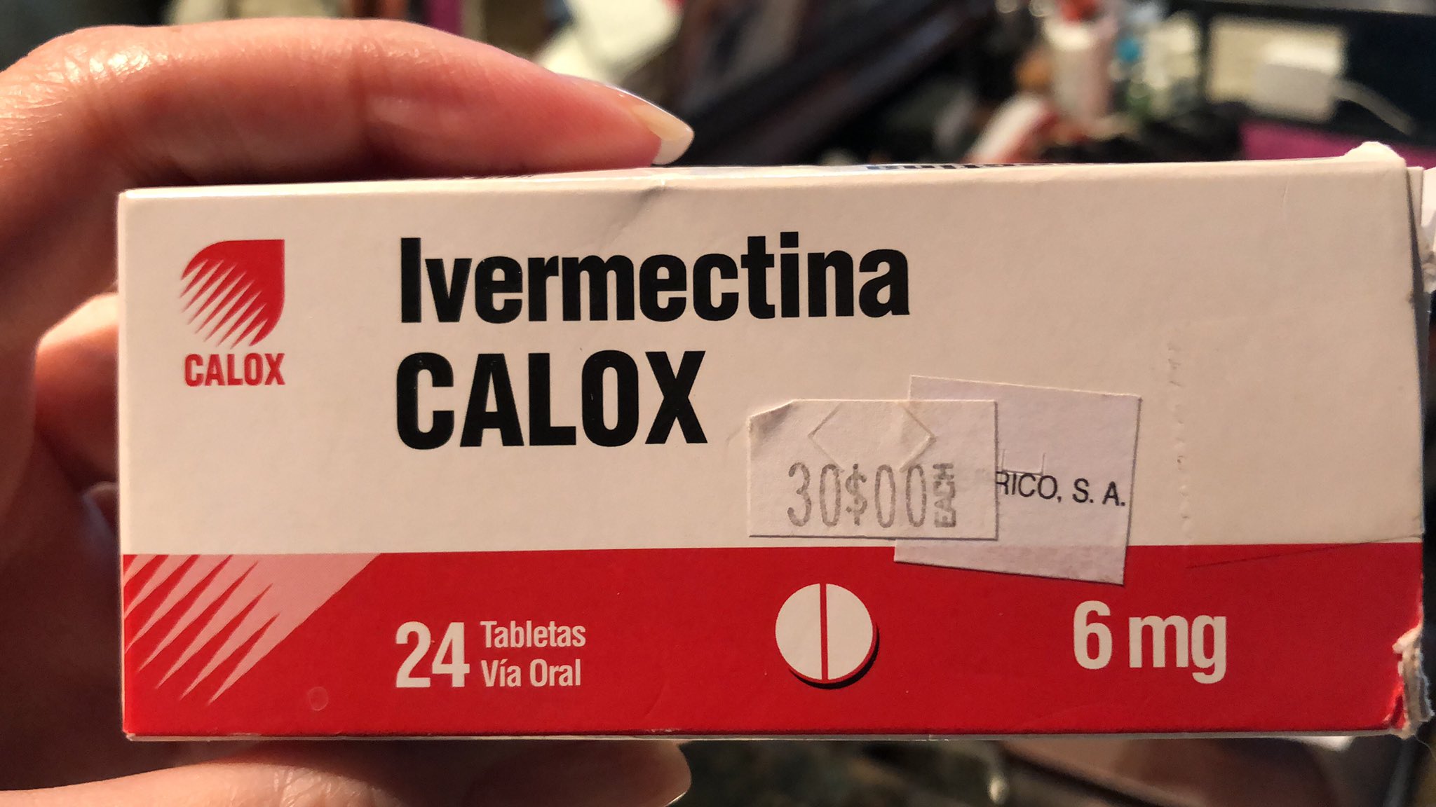 Ivermectina calox 1 de 24 tabletas