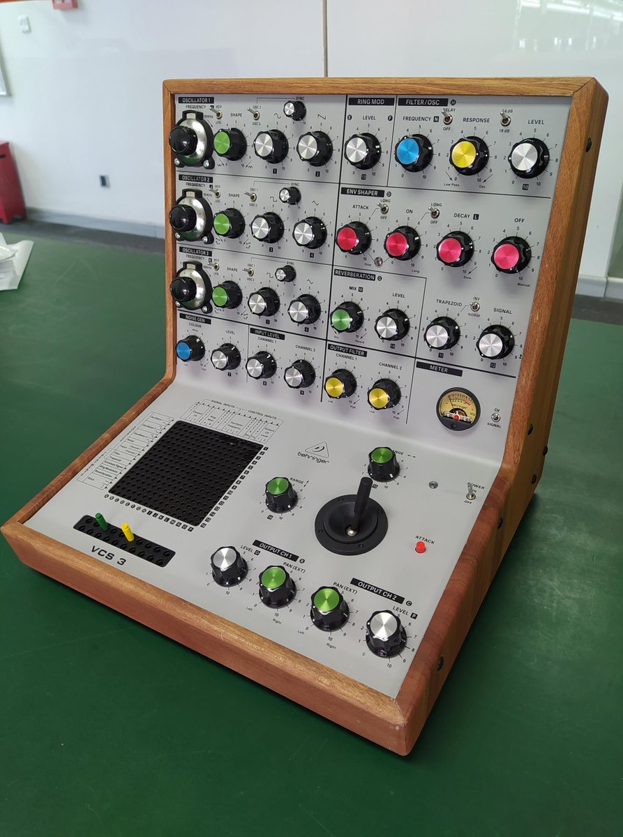As someone who has actually cloned a VCS3 from scratch, TWICE, I am in a uniquely nerdy position to critique behringer's upcoming made-in-china clone.A Thread.