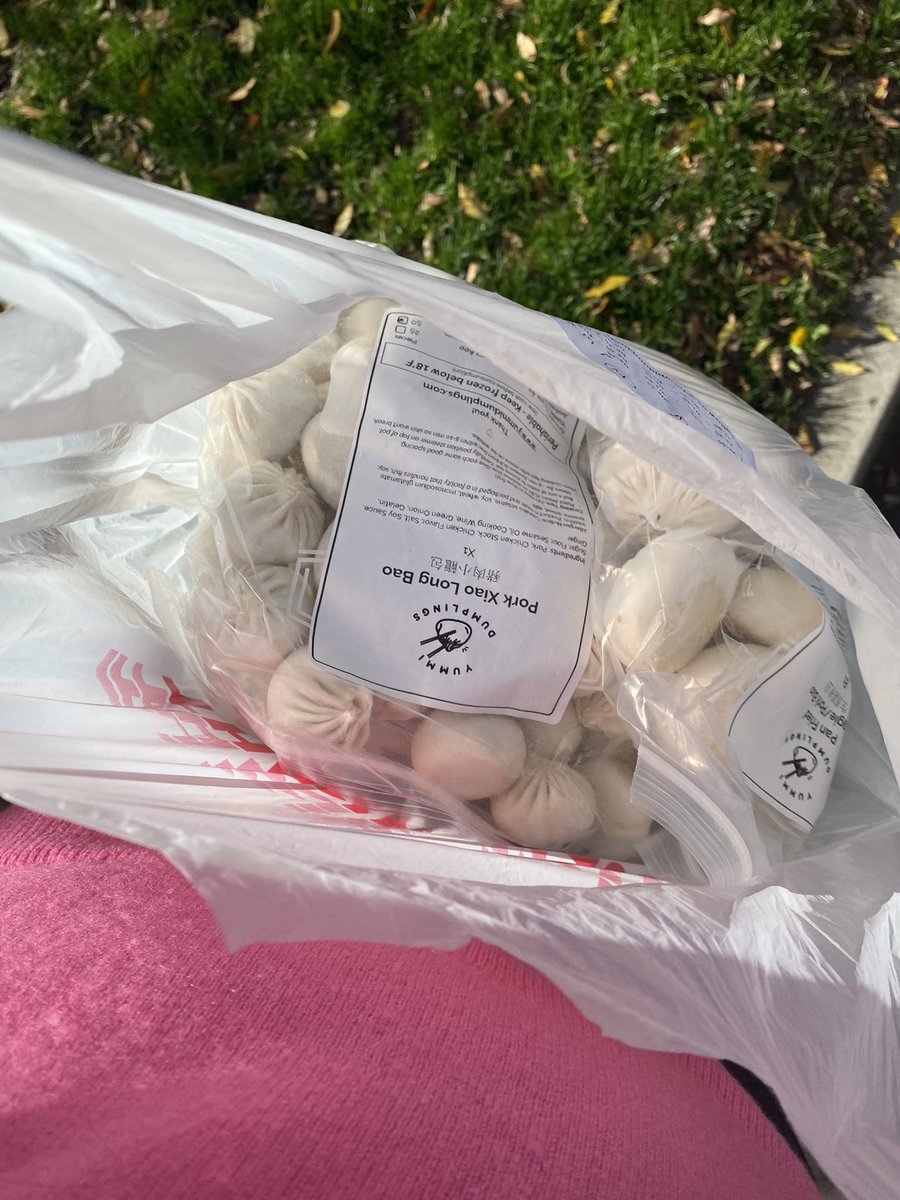 elisewho's tweet photo. Shoutout to an entrepreneurial pandemic business, Yummi Dumplings, in which you order online &amp;  a former din tai fung chef makes + delivers handmade, frozen xiao long bao, potstickers &amp; shen jian bao to various LA ‘hoods #iloveLA https://t.co/E0MIMLu9lQ