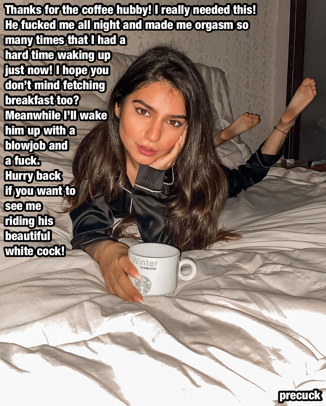 precuck on X: Some morning fun! BWC cuckoldcaptions desihotwife  t.coTUPiF5m4rh  X