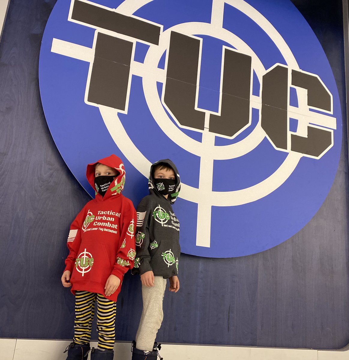 TacUrbanCombat's tweet photo. When you show up to TUC in normal gear and leave decked out in custom sweatshirts!   Thank you guys! They look great on you! https://t.co/Qx3o0LqKiX