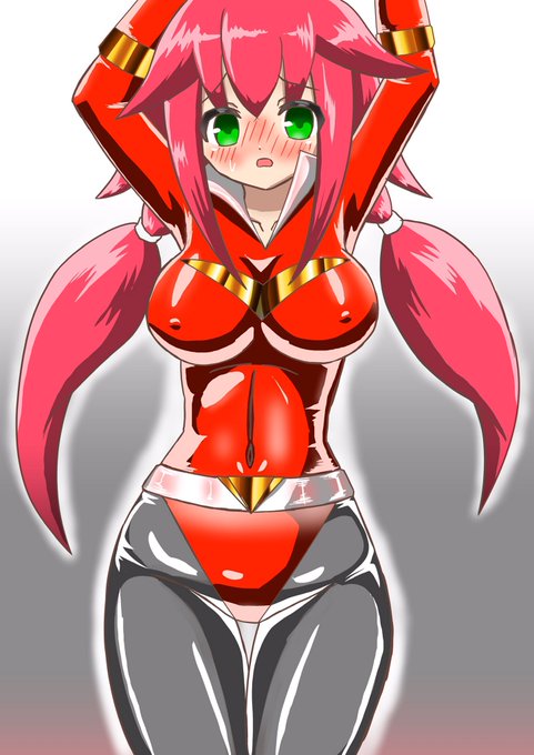 おはようございます☀先日作ったヤツの戦隊コスverです!久しぶりに悪堕ちコスも 