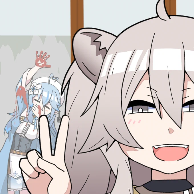 #獅白ぼたん3D #ししらーと #らみあ〜と 
おわかりいただけただろうか 