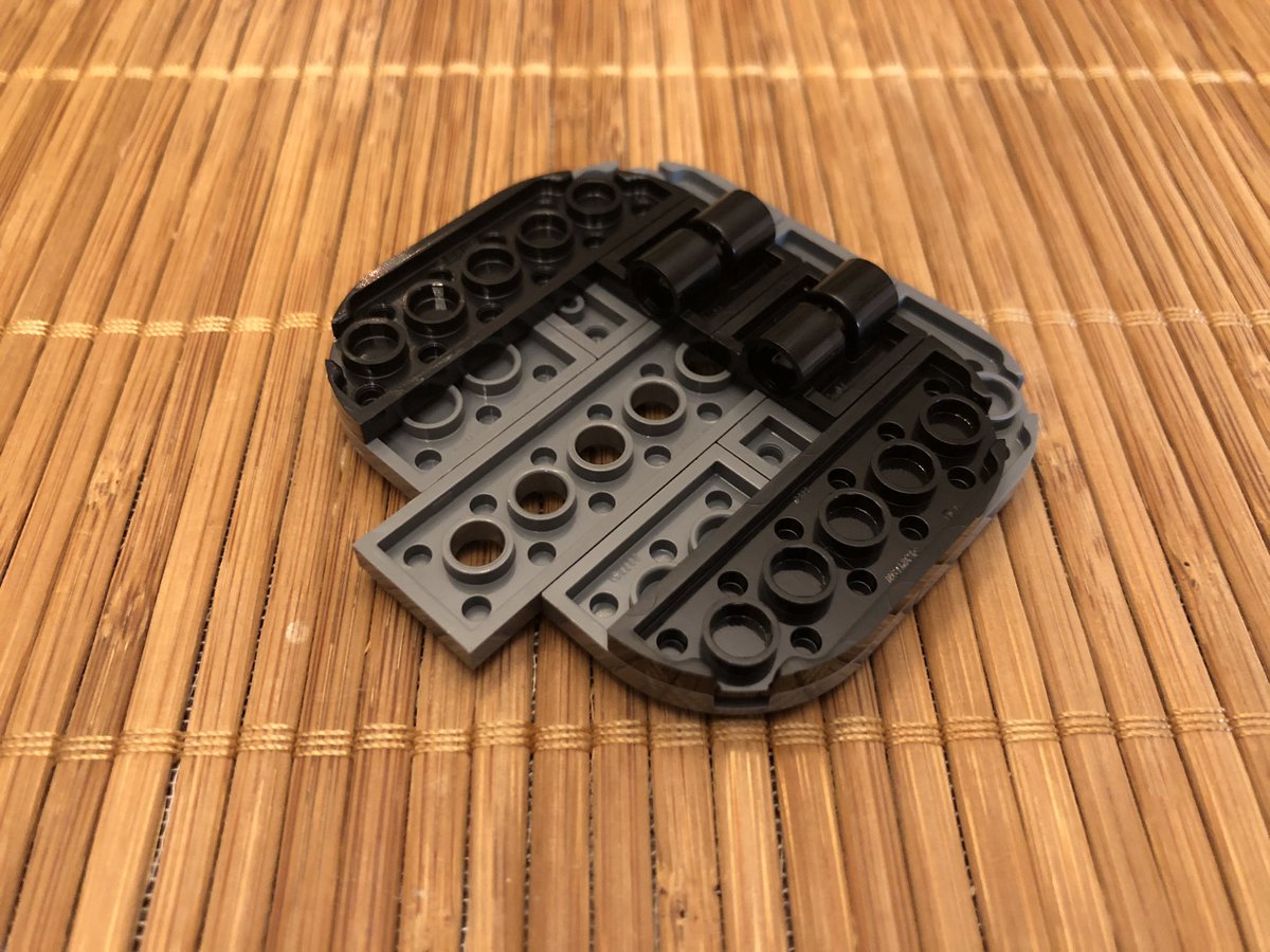 Next we start building a small platform, upside down first.  #LEGO  