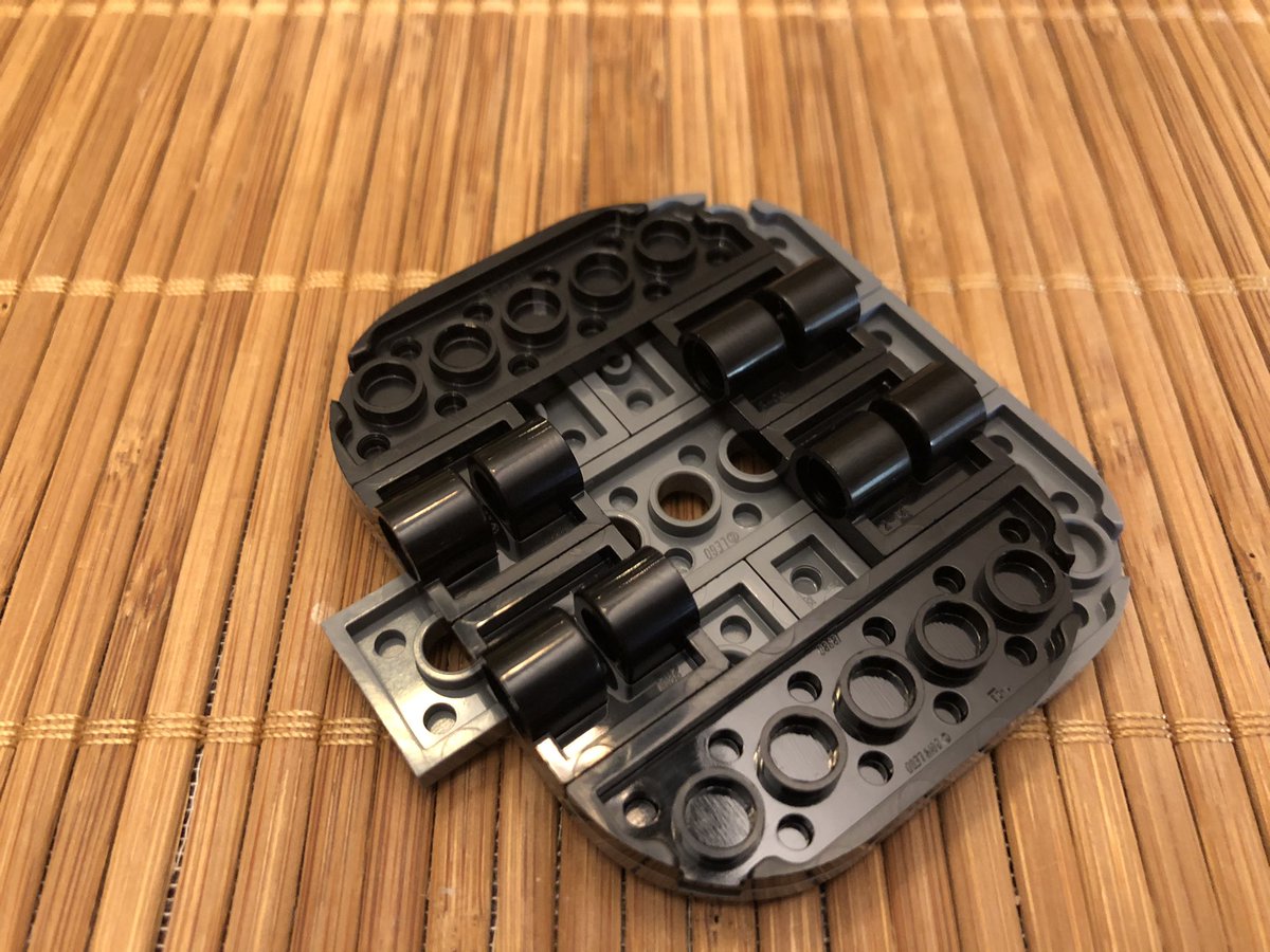 Next we start building a small platform, upside down first.  #LEGO  