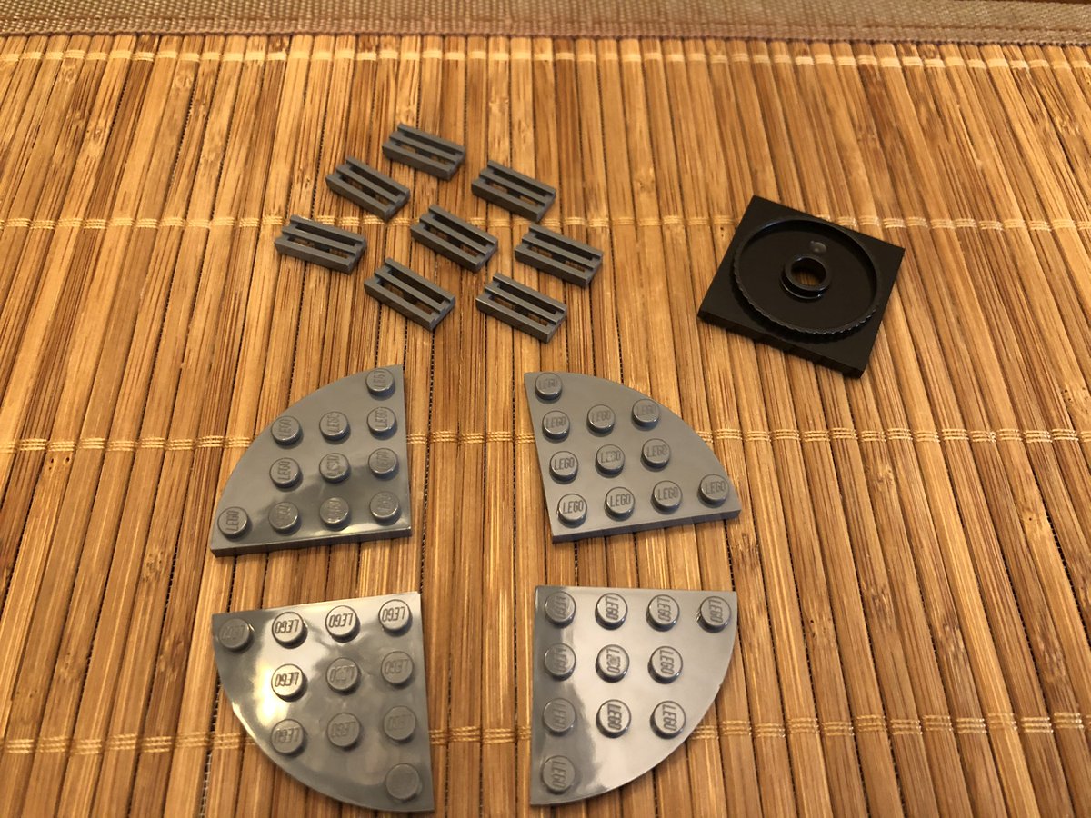 Next, we build a rotating platform with seating for two.  #LEGO  