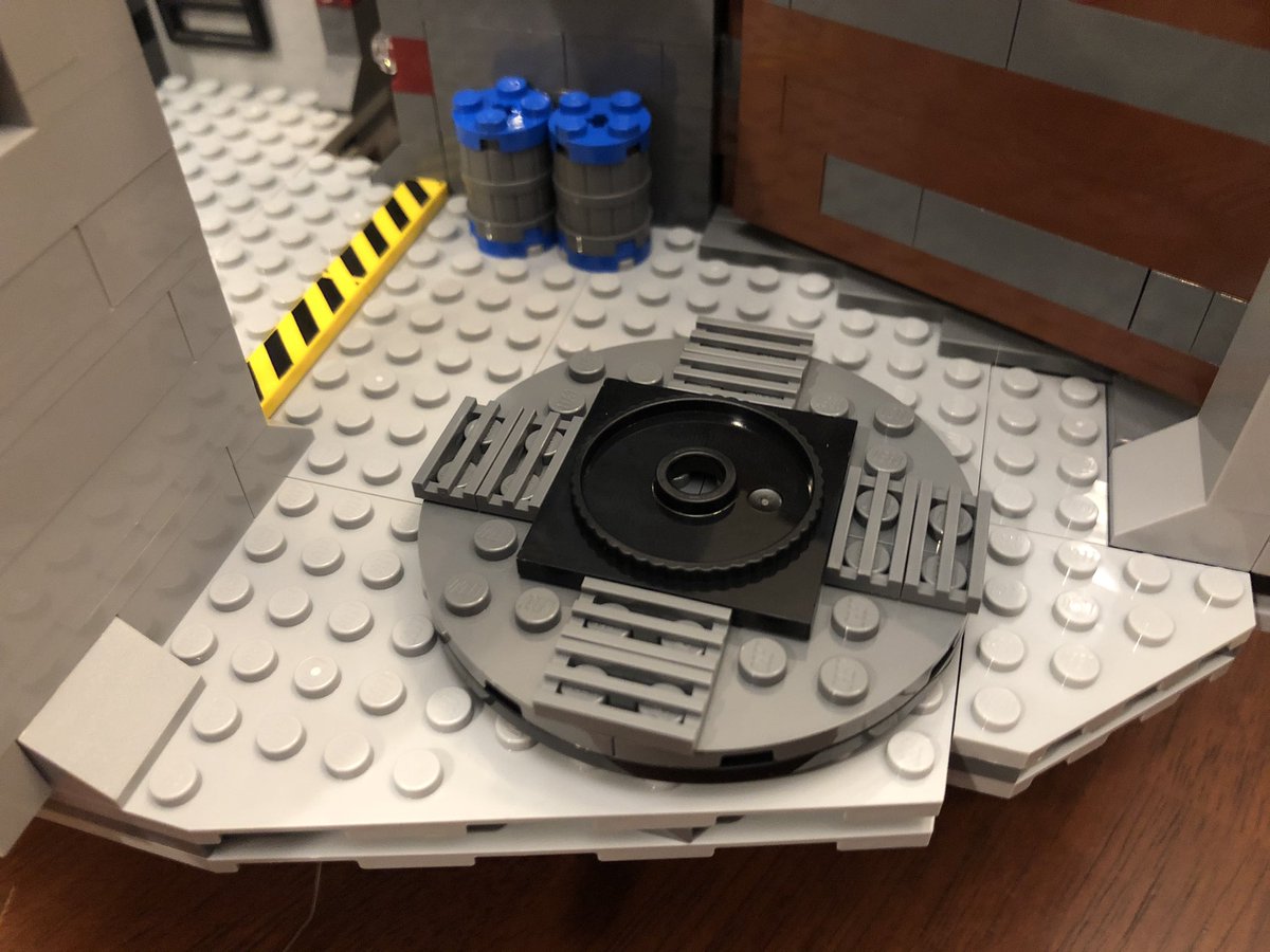 Next, we build a rotating platform with seating for two.  #LEGO  