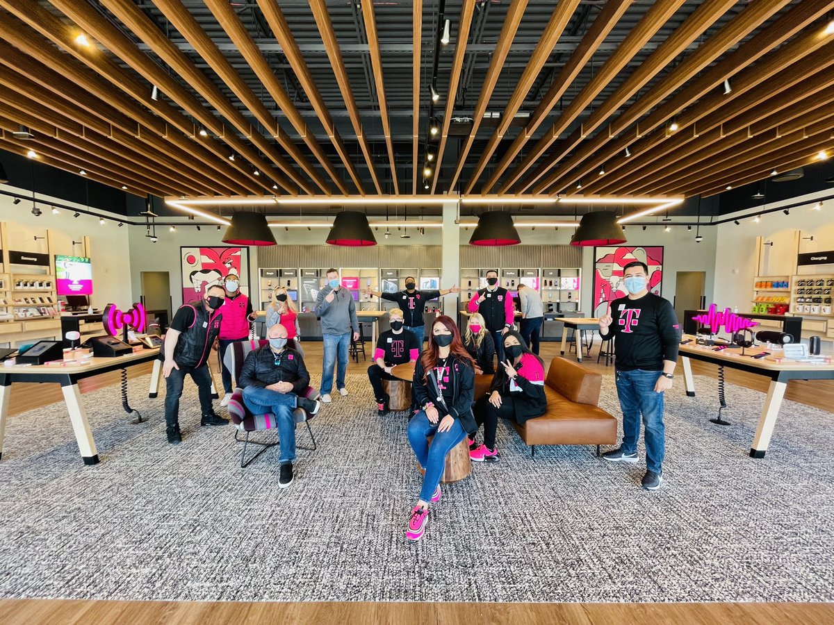 Honored to spend time in our newest <a href="/TMobile/">T-Mobile</a> retail store today! I left inspired and thankful to support our amazing team across the entire country based on my time today. They are without a doubt the best in the world at connecting customers to their world.