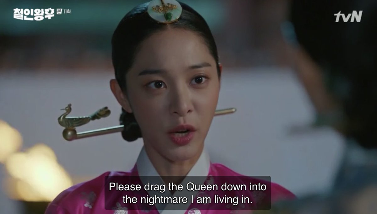 dramachingggu's tweet photo. Bad move Jo Hwa Jin Bad move!! 
I cannot stand this evil little queen 🙃🙃
#MrQueen #MrQueenEp11 https://t.co/zlVF5jjbKh