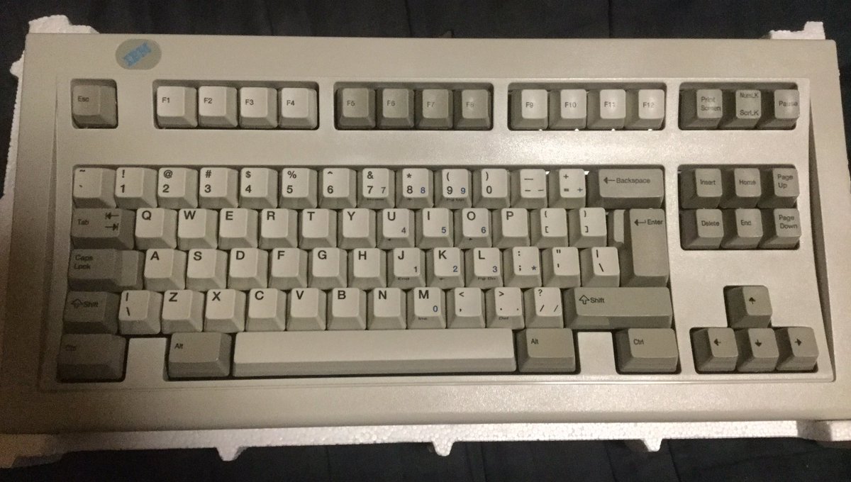 SymboliRudolf15's tweet photo. >キーボード
打ち心地が世界一のキーボードを持ってるワイ氏で高みの見物✌️
#IBM
#キーボード
#unicomp
#鍵盤 https://t.co/vO0pAdOPwZ