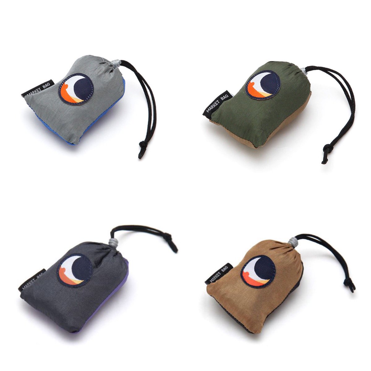 軽い、強い、コンパクト、そしてかわいい♪
人気のTicket to the moonのエコマーケットバッグ
海想別注カラーに新色も加わって再入荷しました