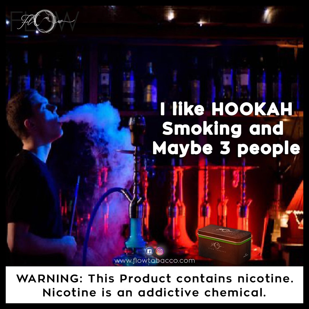 flowtobacco's tweet photo. I like HOOKAH Smoking and Maybe 3 people ❗ Get a flavor of your choice, sit back and relax 💨💨💨💨
#flowtobacco #flowblend #flowflavor #hookahlife #tarfree #flowexperience #narguileiras #narguile #history #realhubblybubbly #galyon #smoke #dmztv #dutchmasterztv #shishagirl https://t.co/NBhE72Gclb
