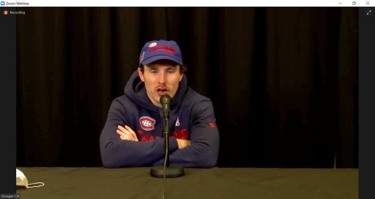 EricEngels's tweet photo. It wouldn't be a Brendan Gallagher post-game presser without some blood on his face https://t.co/qQh9IJzDmW