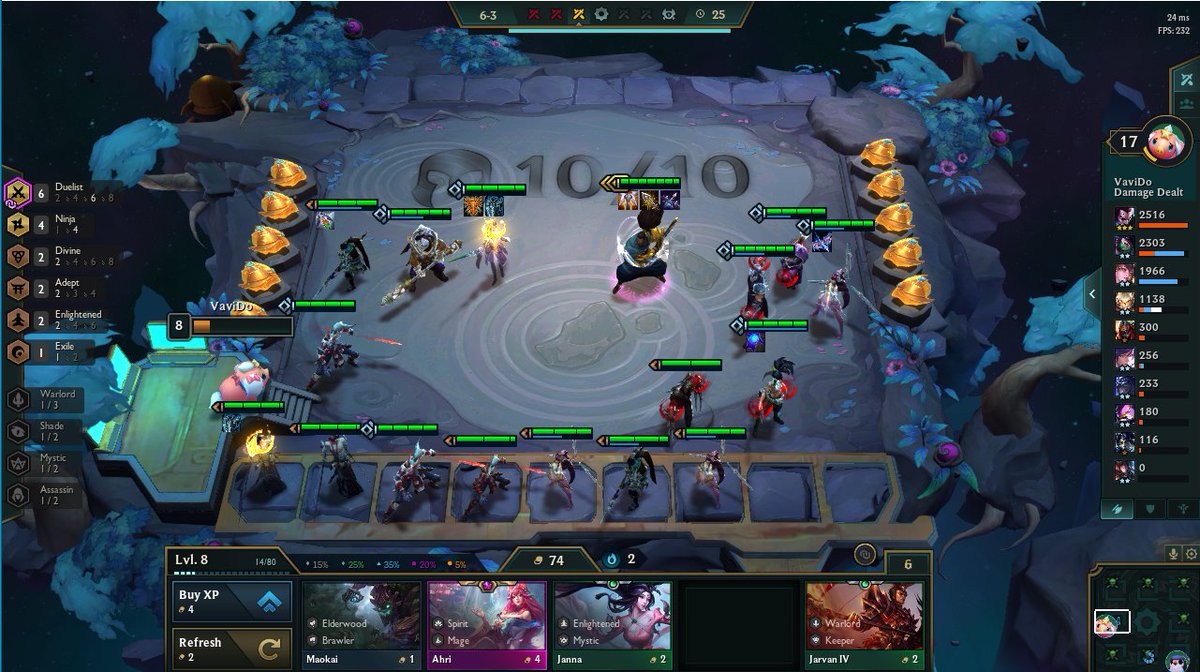 Vavi_Do's tweet photo. Ninja duelists🧐 TWO force of natures
#TFT #TeamFightTactics https://t.co/C6KUQjuHuA