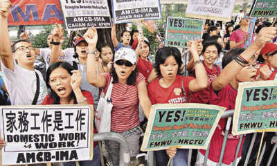 外傭居港權爭議: 在香港連續居滿七年的人，即可申請成為永久居民，外傭再次被例外。2011年外傭曾向法院申請司法覆核，要求推翻此歧視性法規，后上訴庭判決敗訴。此事在香港社會引起極大爭議。建制派藉機煽動排外情緒，后贏得當年度區議會選舉。姐姐們至今對此耿耿於懷：“這本也應該是我們的權利。”