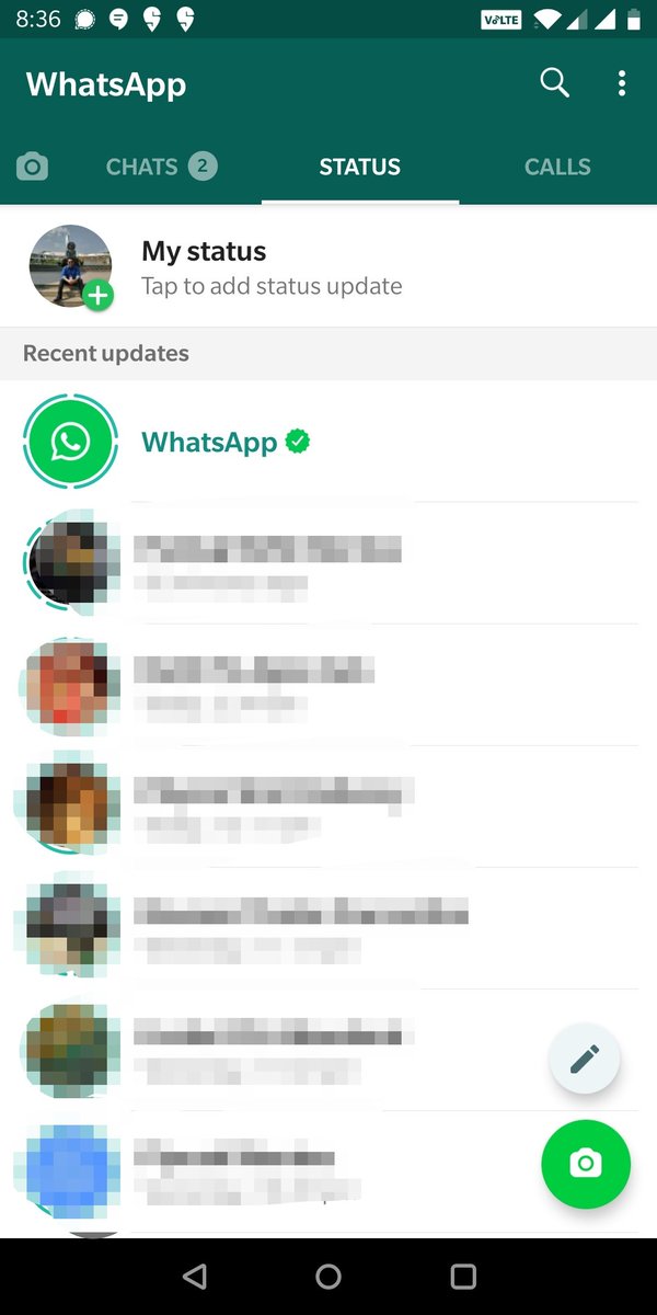 abhi_shukla's tweet photo. WhatsApp trying too hard!
By intruding in statuses from my contacts, they've already broken privacy.
What's next? Statuses from brands I've searched for or transacted with?
#PrivacyMatters #MyDataMyWay https://t.co/v8326X6LgA