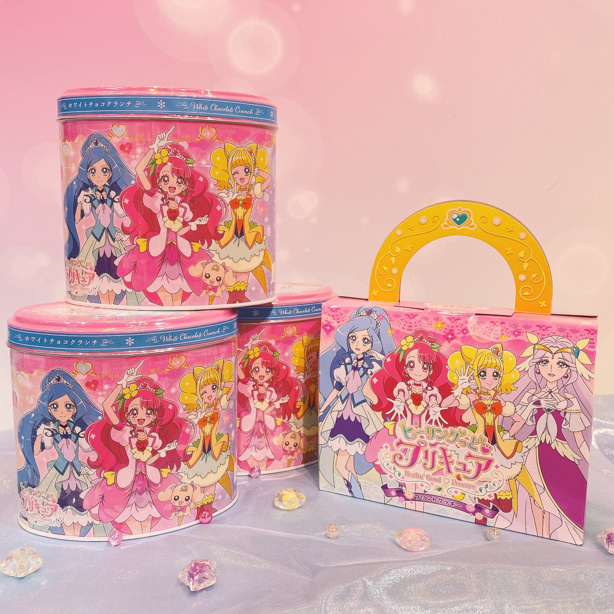 プリキュア プリティストア オススメ商品 プリティストアには可愛くておいしいお菓子がいっぱい ホワイトチョコクランチ プリントクッキー おやつにもお友達へのおみやげにもピッタリだよ プリキュア プリティストア ヒープリ プリキュア プリティストア オススメ商品 プリティストアには可愛くておいしいお菓子がいっぱい ホワイトチョコクランチ プリントクッキー おやつにもお友達へのおみやげにもピッタリだよ プリキュア プリティストア ヒープリ