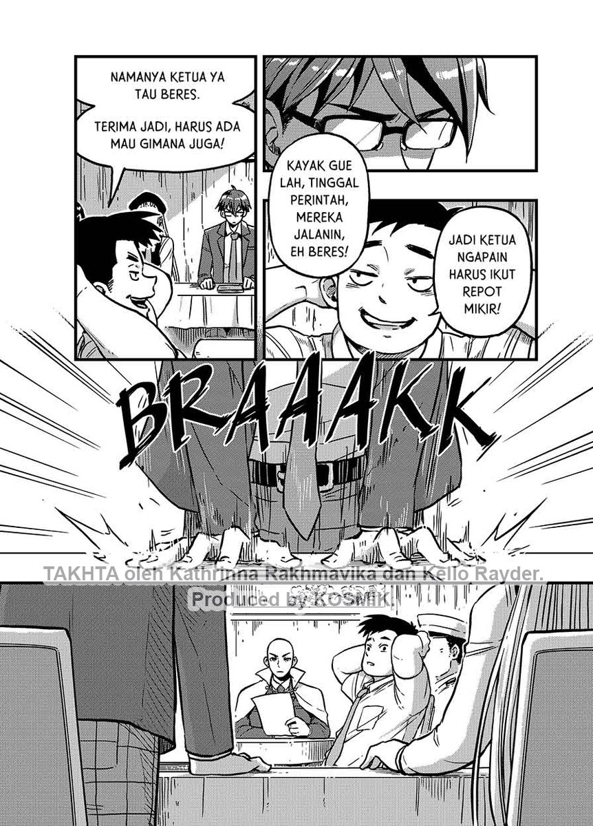 Sayangnya, Satria ini korban didikan orde baru juga, jadi…dia akhirnya mimpin dengan cara-cara lagu lama, yang mendatangkan masalah-masalah klasik buat kita semua.
#KomikTakhta