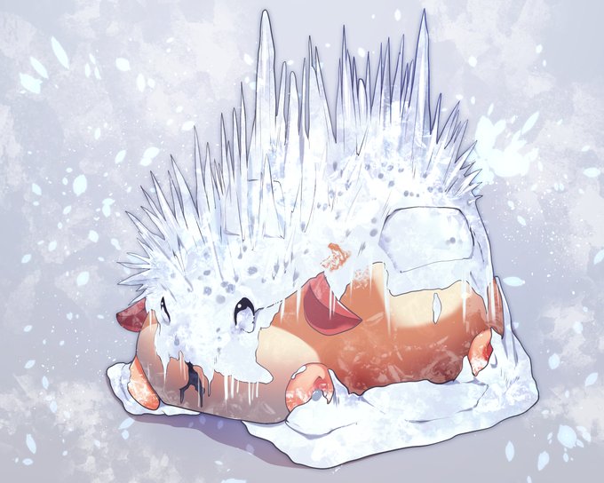 極寒の地で発見された新種の #モルカー#私の絵柄が性癖に刺さる人に届いてほしい 