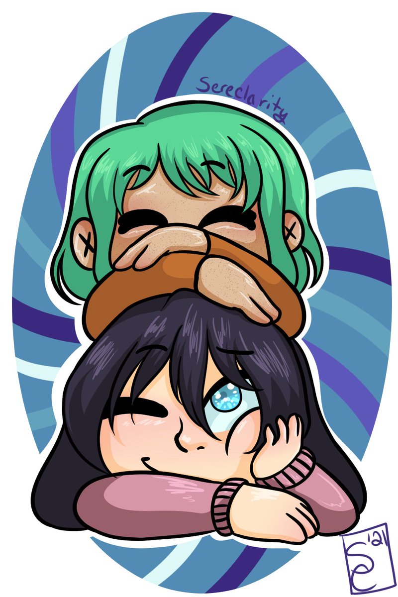 sereclarity's tweet photo. Drew this for my friend Skittles!! I love them (and my friend) so so much!!!
#bnha #mha #msjoke #midnight #midjoke https://t.co/eusA81MdtV