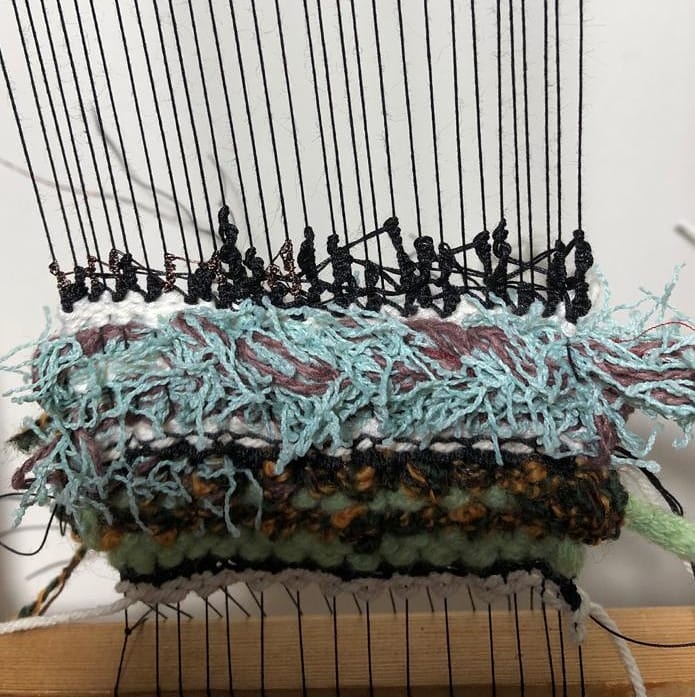 ArtCarousel's tweet image. New weaving, with lots of textures, in progress by Judith.
@judithgubbay #weaving #textures #softcolours #newwork #workinprogress #wipart