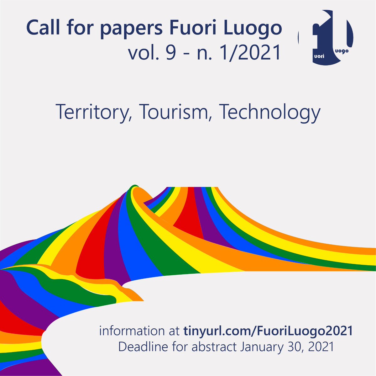 Fuori Luogo is pleased to announce a submission deadline for the n. 1 of 2021 until Jan. 30. Abstracts or Papers should be submitted on Line on the web page serena.unina.it