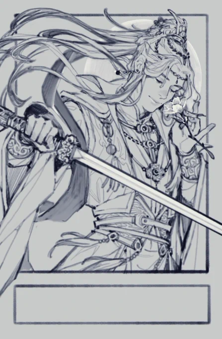 For @/LeBearPolarr #xielian #TGCF ?one does not simply, drawing HisHighnessWhoPleasedTheGods. 