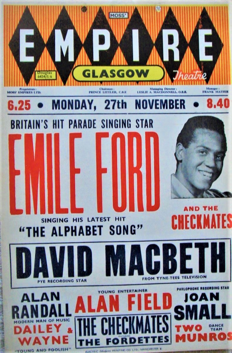 musichallsoc's tweet photo. Happy Birthday 🎂🎉 to Paddy Dailey of 'Dailey and Wynne' who is 87 today. From a #MusicHall family, he kept up the tradition. Seen 'down among the wines &amp; spirits' here on this bill from our archive at the Glasgow Empire 1961 #Variety https://t.co/UoNprOgxU7