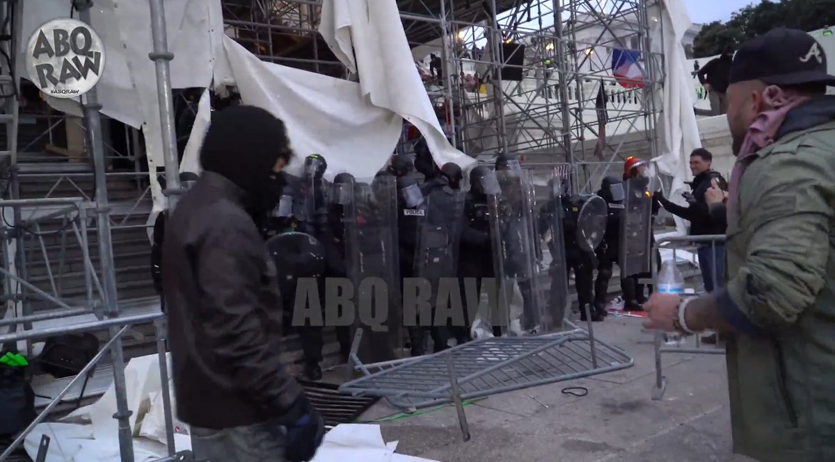 Gadsden hat: Don't Tread on Me lower left. Bandana. American eagle costume.  #SeditionHunters