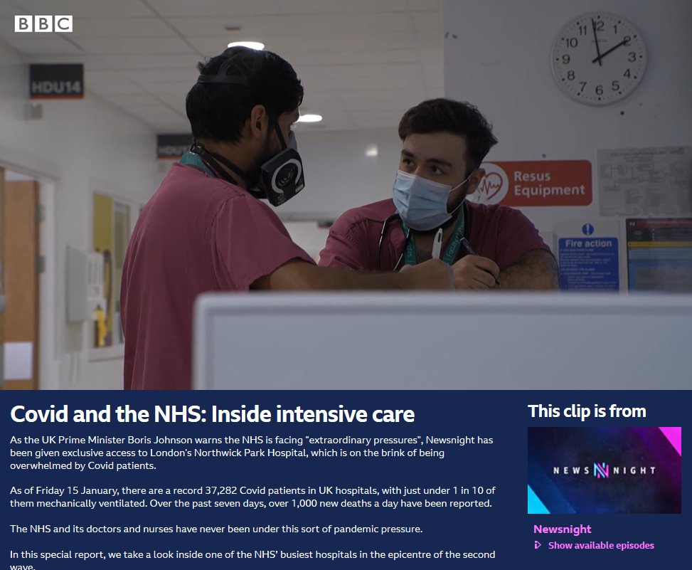 LNWH_NHS's tweet photo. A big thank you to all our staff who took part in Newsnight last week along with all 'extras' in the background. https://t.co/dPmYucqNTy