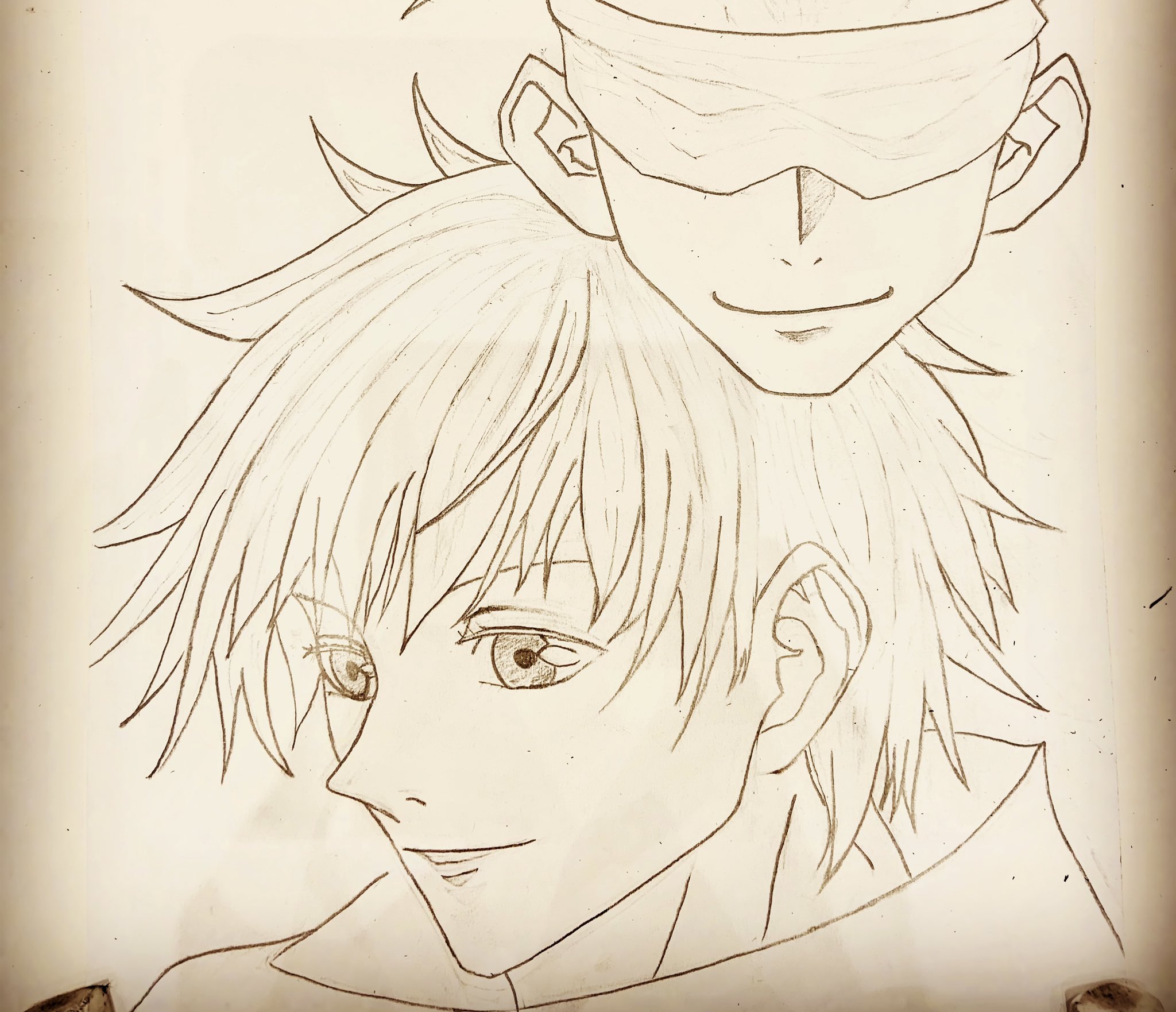 るぅかぁ Twitter પર 過去イラスト4 鬼滅ばっかりだったので 呪術のイケメン2人 イラスト いらすと お絵描き イラスト好きと繋がりたい イラスト好きさんと繋がりたい 呪術廻戦 五条悟 狗巻棘 ぬり絵 Illustration Illust T Co Luvxqvc5tr