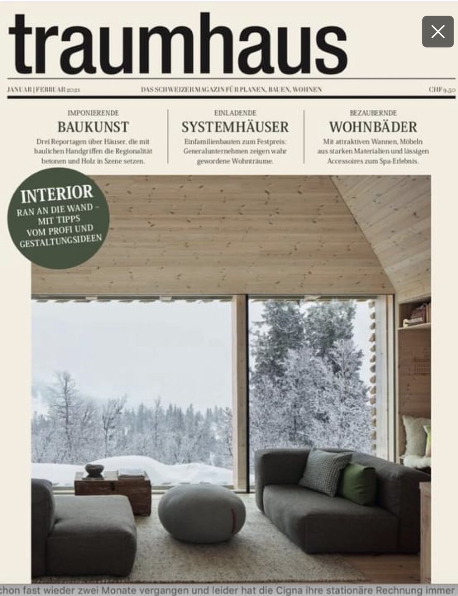 🇩🇪Traumhaus.ch , das Schweizer Magazin für Planen, Bauen und Wohnen hat unsere Hüüsli-Seife auf seinen Seiten vorgestellt. 
🇨🇵
Traumhaus.ch, le magazine suisse de la construction et de l'habitat, a présenté notre savon Hüüsli dans ses pages.