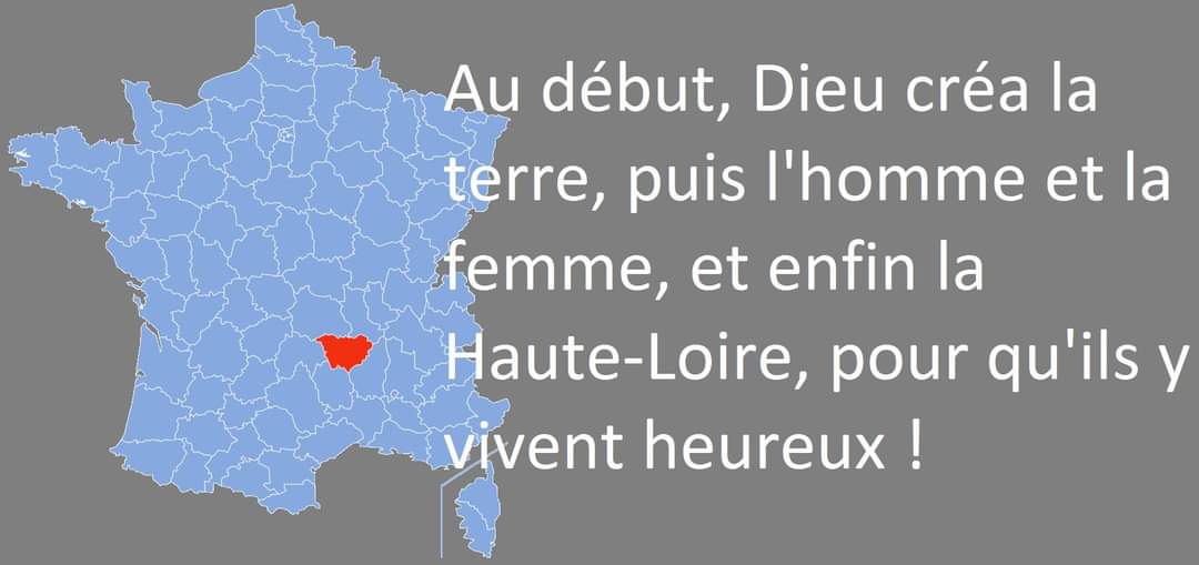 Bonne journée à tous !

No comment ! #HauteLoire ♥️