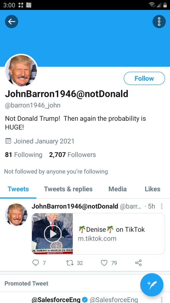 nysemtguy's tweet photo. @minamaya13 please help spread the word. Just found suspicious acct . I reported it to twitter as possible future incitement of insurrection.  Please RT
Thank you😬🇺🇸 #Resisters #BlackLivesMatter #BanTrumpSaveDemocracy https://t.co/hRrTU3nJ6l