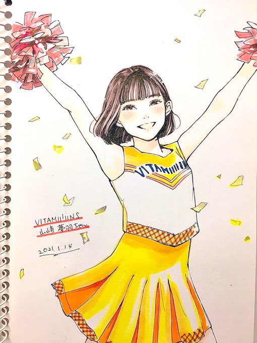 「bangs cheerleader」 illustration images(Latest)｜4pages