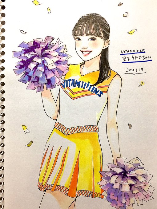 「cheerleader shirt」 illustration images(Latest)｜4pages