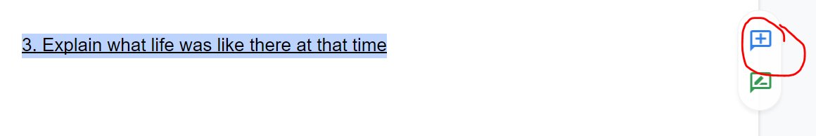 To use the comment bank, highlight the part of the work you want the comment to be linked to. Click the + box You can free type into this box or to use the comment bank....