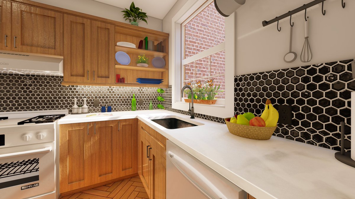 nikon1b4's tweet photo. 3D Design- Kitchen Render  Gunstock 231 -  Calacatta Bianco Top

#decor #kitchens #kitchendesign #kitchendecor #chiefarchitect #minwax #calacatta  
@ChiefSoftware @Artistic_3D @Silestone https://t.co/3pT7NuEiZ1