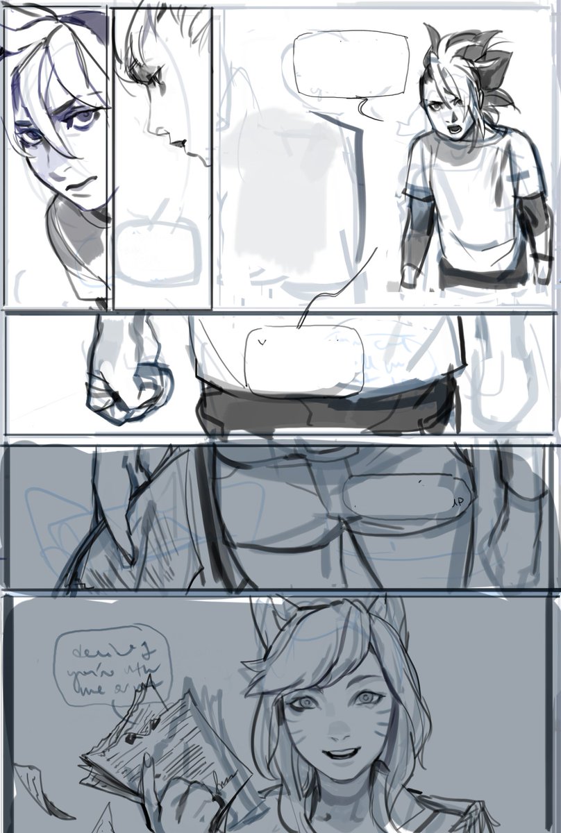 also sorry about 2/2 taking awhile, i'm having a hard time writing it and need more time to figure out a satisfying conclusion, you know ? these were some abandoned panels/ideas, i lost confidence in these haha 