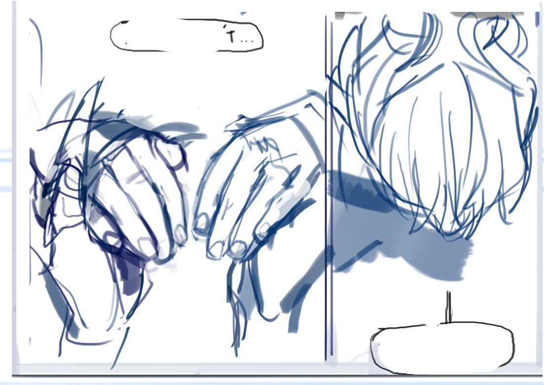 also sorry about 2/2 taking awhile, i'm having a hard time writing it and need more time to figure out a satisfying conclusion, you know ? these were some abandoned panels/ideas, i lost confidence in these haha 